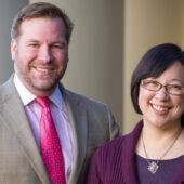 Wade Murphy ('00) and Mary Foskett, professor of religion and director of the Humanities Institute