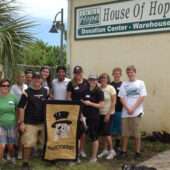 Wake Forest alumni volunteered at the House of Hope in Stuart, Fla.