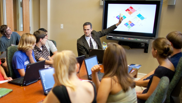 Professor Jed Macosko and his students