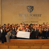 Wake Forest School of Business students