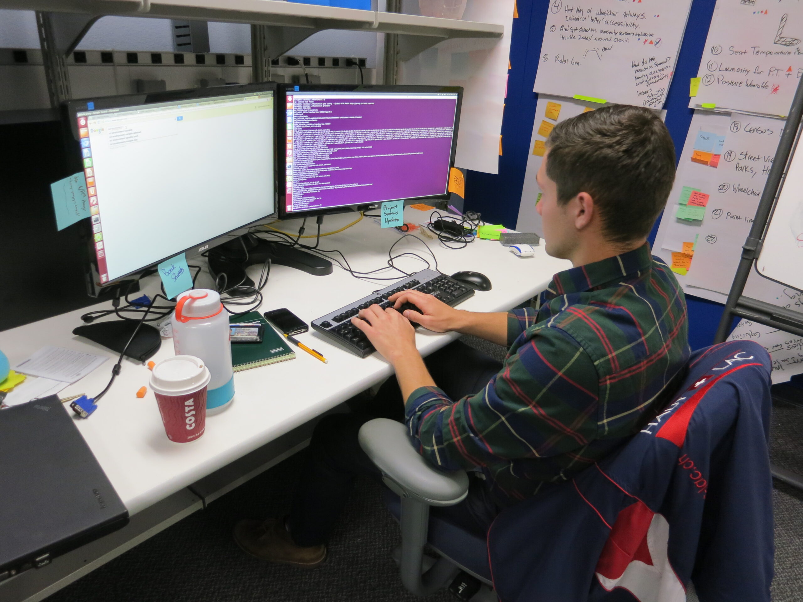 David Hughes works on software for Intel's Connected Wheelchair Project.