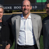 David Couch ('84), former major league pitcher John Smoltz and Tom Walter, the Wake Forest baseball coach