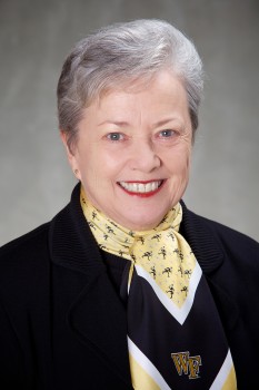 Wake Forest University Trustee Donna Boswell, June 21, 2013.