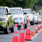 Traffic on campus