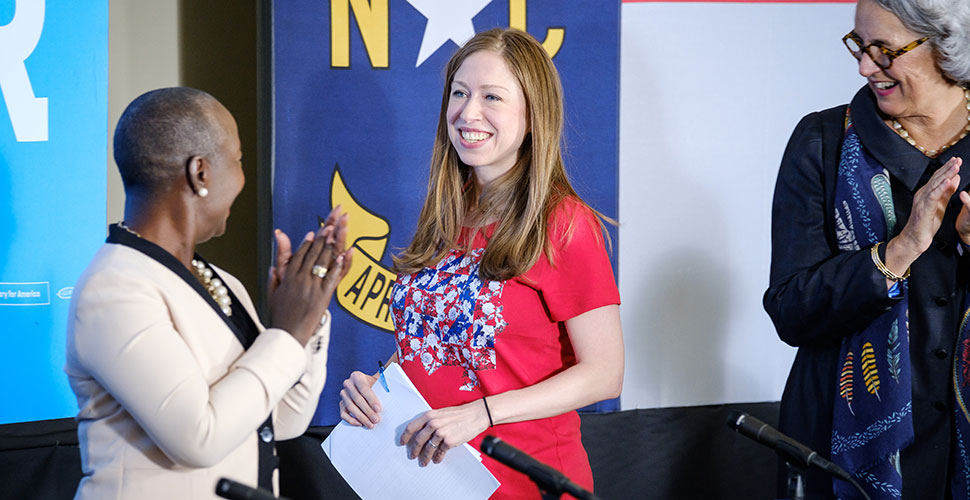 Chelsea Clinton at WFU