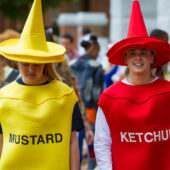 WFU students dressed up for Project Pumpkin