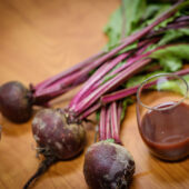 Beet root and juice