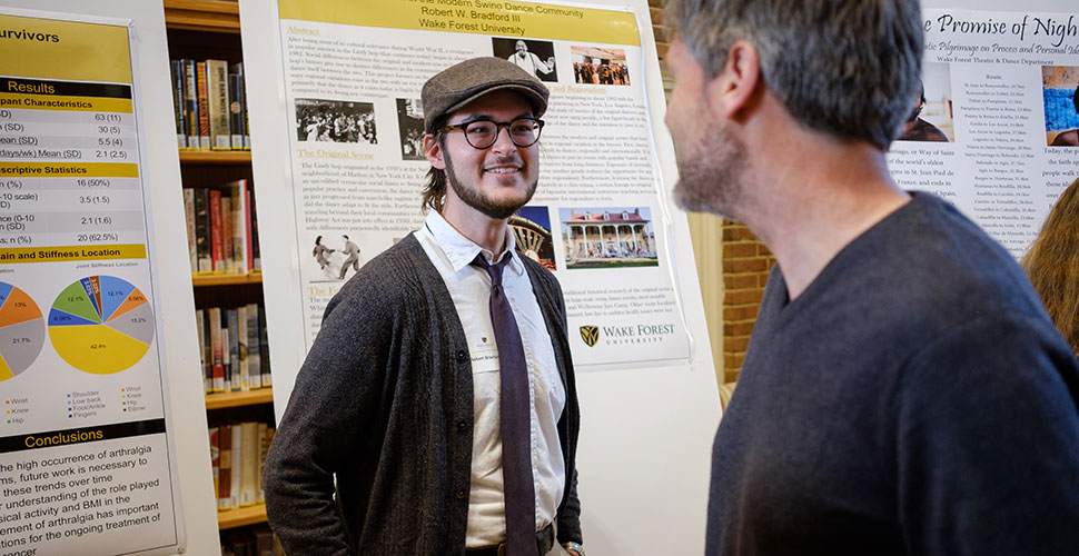 Stamps Scholar Robert Bradford studied swing dancing.