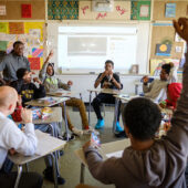 Wake Forest student-athletes read to local school children