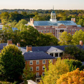 Ariel view of Wake Forest University