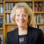 Wake Forest School of Law Dean Suzanne Reynolds poses in her office in the Worrell Professional Center on Thursday, November 16, 2017.