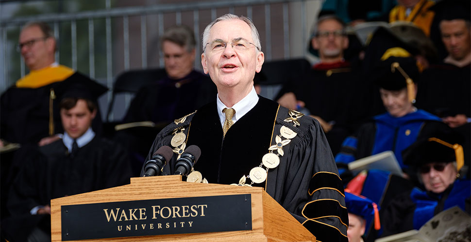 Nathan O. Hatch, Wake Forest president