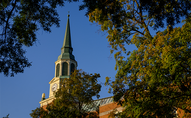 Wait Chapel, on the campus of Wake Forest University, Friday, August 31, 2018.