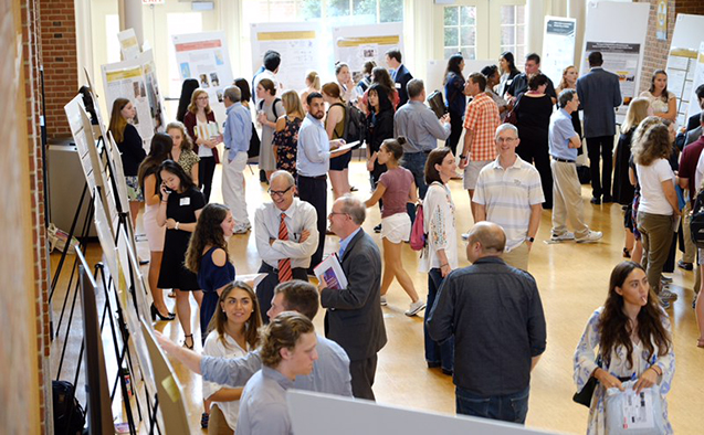 Wake Forest students, faculty and families celebrated Undergraduate Research Day in Z. Smith Reynolds Library on Sept. 28.