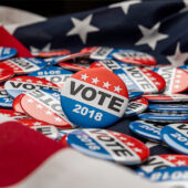 Election 2018 buttons