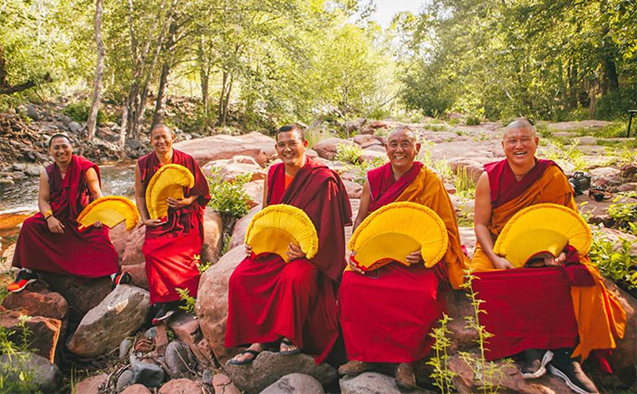 Tibetan monks