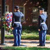 Veterans Day ceremony at Wake Forest University