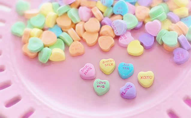 Candy Valentine's Hearts