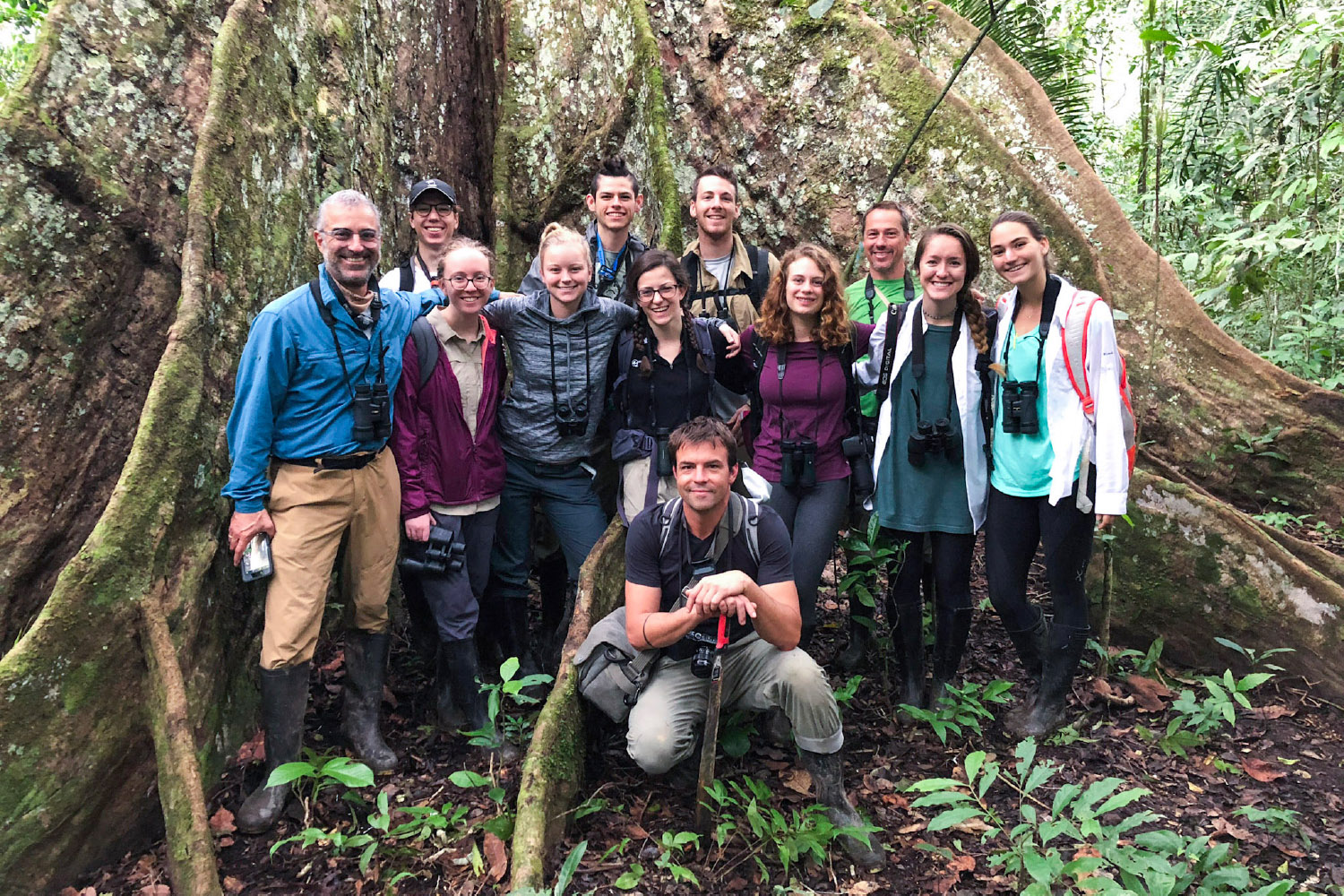 Wake Forest students studying environmental journalism in Peru with CINCIA