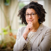 Wake Forest biology professor Regina Cordy poses in Winston Hall on Wednesday, February 20, 2019.