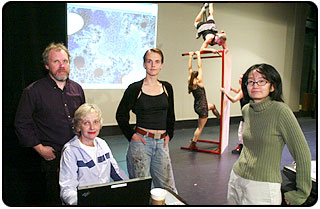 Jonathan Christman, Jennifer Burg (seated), Karola Luttringhaus and Yue-ling Wong: combining ideas and esthetics.
