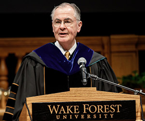 Wake Forest President Nathan O. Hatch