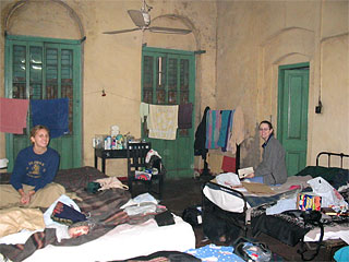 WFU students Erin McDonough and Kara Johnson in Calcutta in 2003.