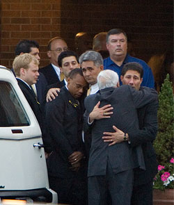 Skip Prosser's assistant coaches, who served as pallbearers at his funeral, share their grief.