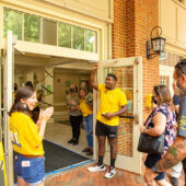 students move in