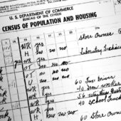 snapshot of census record