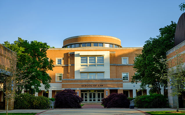exterior of the law school