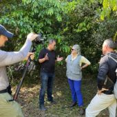 Miles Silman and Luis Fernandez in Peru