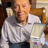 Mr. Brown with Purple Heart