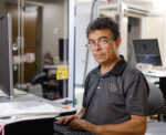 Abdou Lachgar works in this lab at Wake Forest.