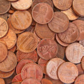 Pile of pennies