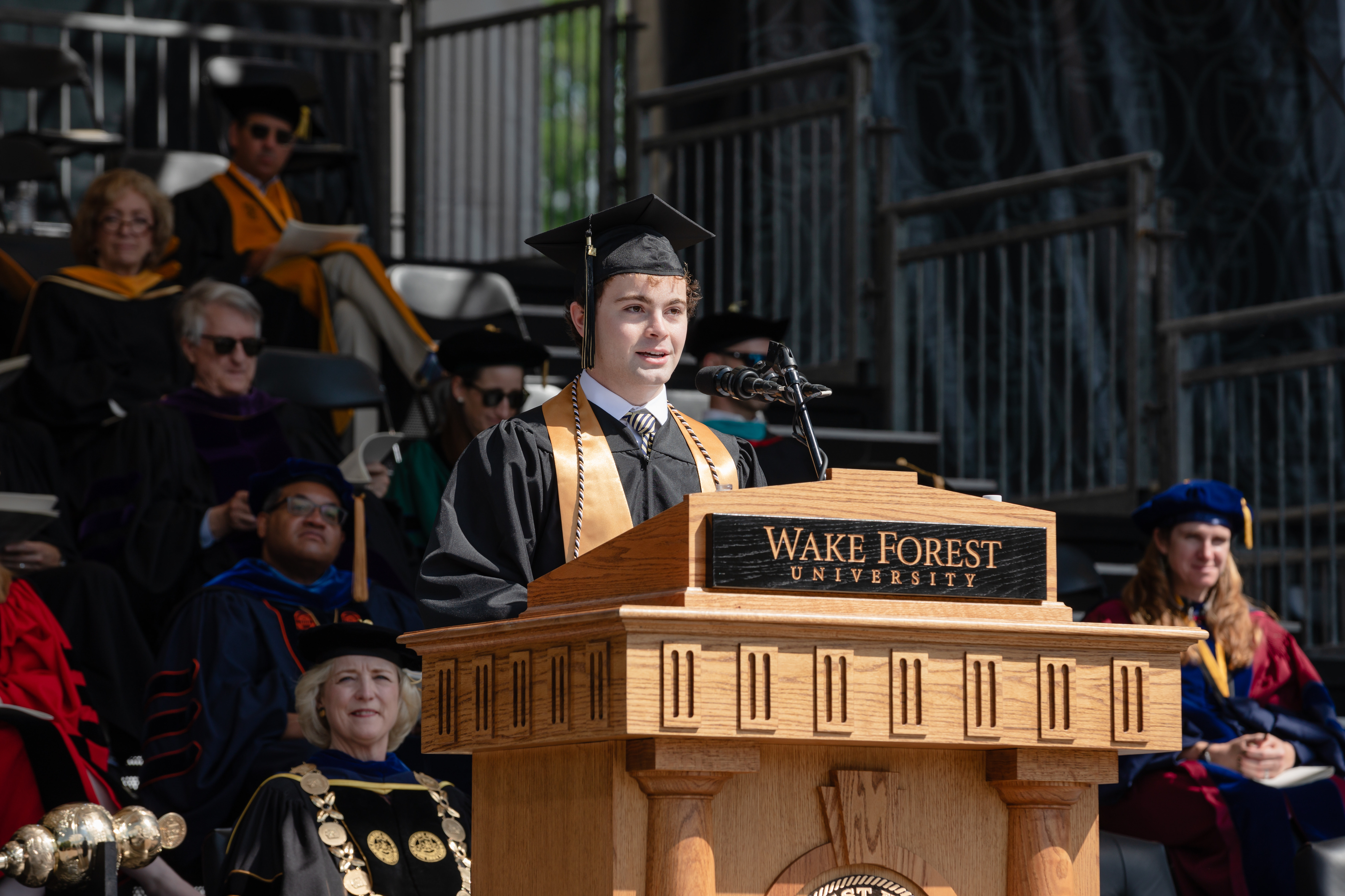 Jackson Buttler ('24), student government president