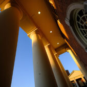 Wait Chapel columns and sky