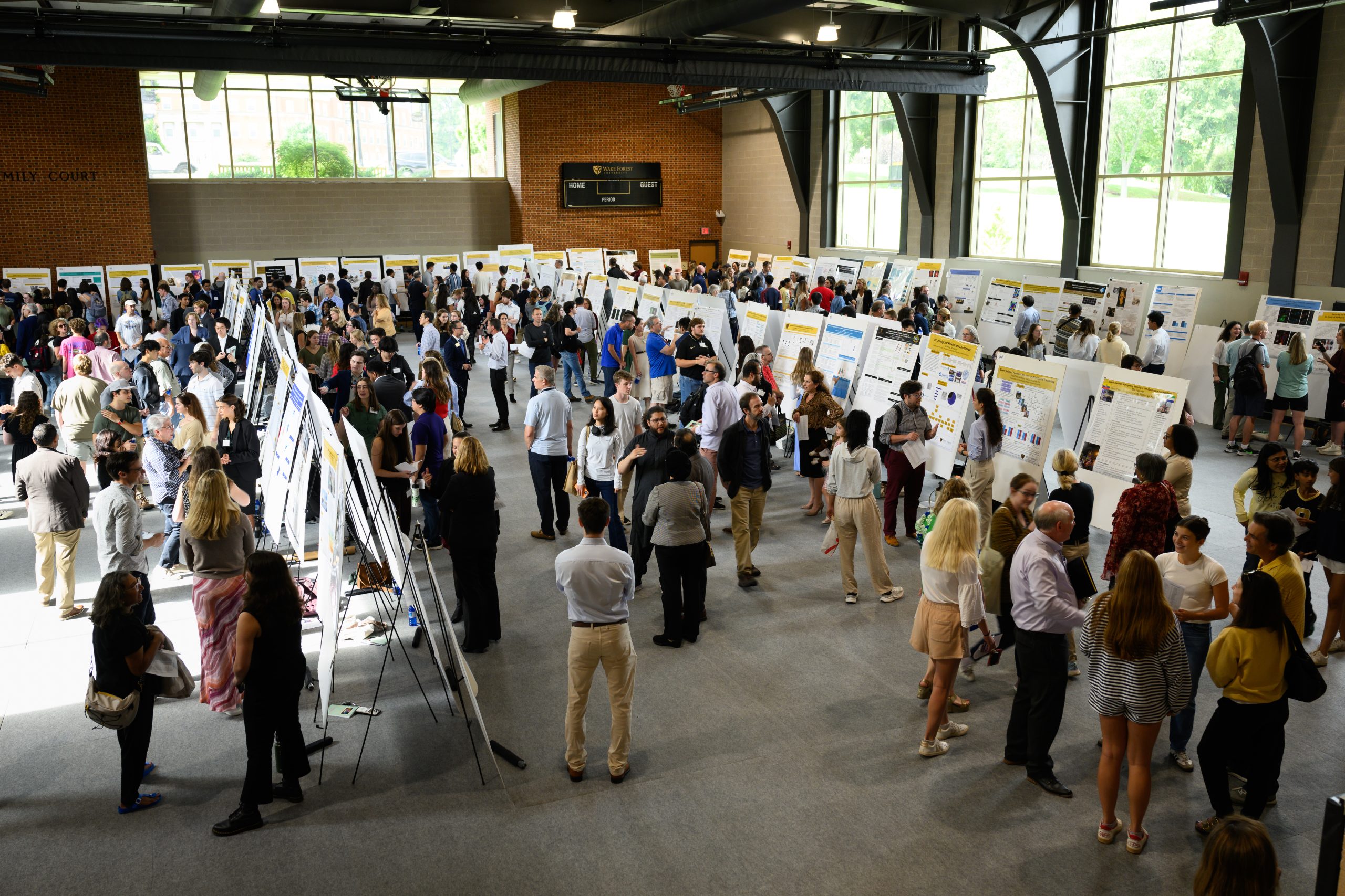 Wake Forest University URECA scholars present about their research and creative activities at URECA Day at the Sutton Center on Friday, September 27, 2024.