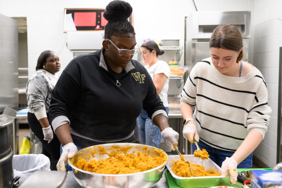 WFU’s TurkeyPalooza helps local organizations combat hunger