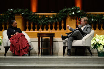 WFU students talk with National Book Award winner Jesmyn Ward 