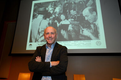 Art Professor David Lubin retirement portrait