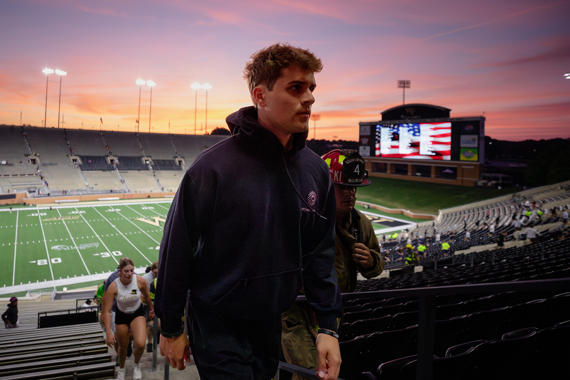 The Climb to Remember at Allegacy Stadium in Winston-Salem, NC on September 11, 2024.