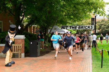 Running laps for cancer research