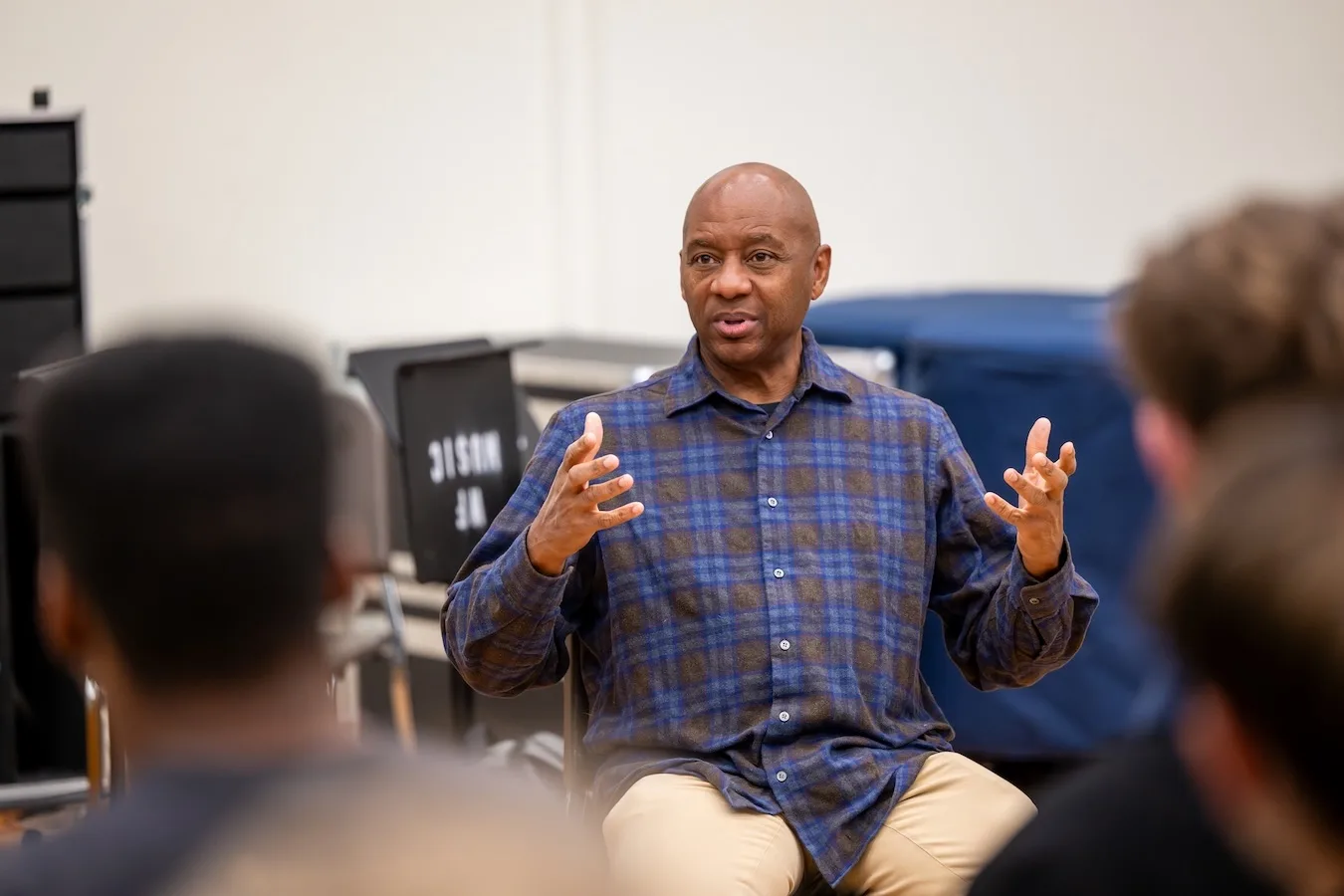 Branford Marsalis teaching a masterclass.