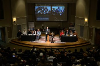 Critical thinking, real wisdom: Two retiree debate teams took to the stage at Wake Forest