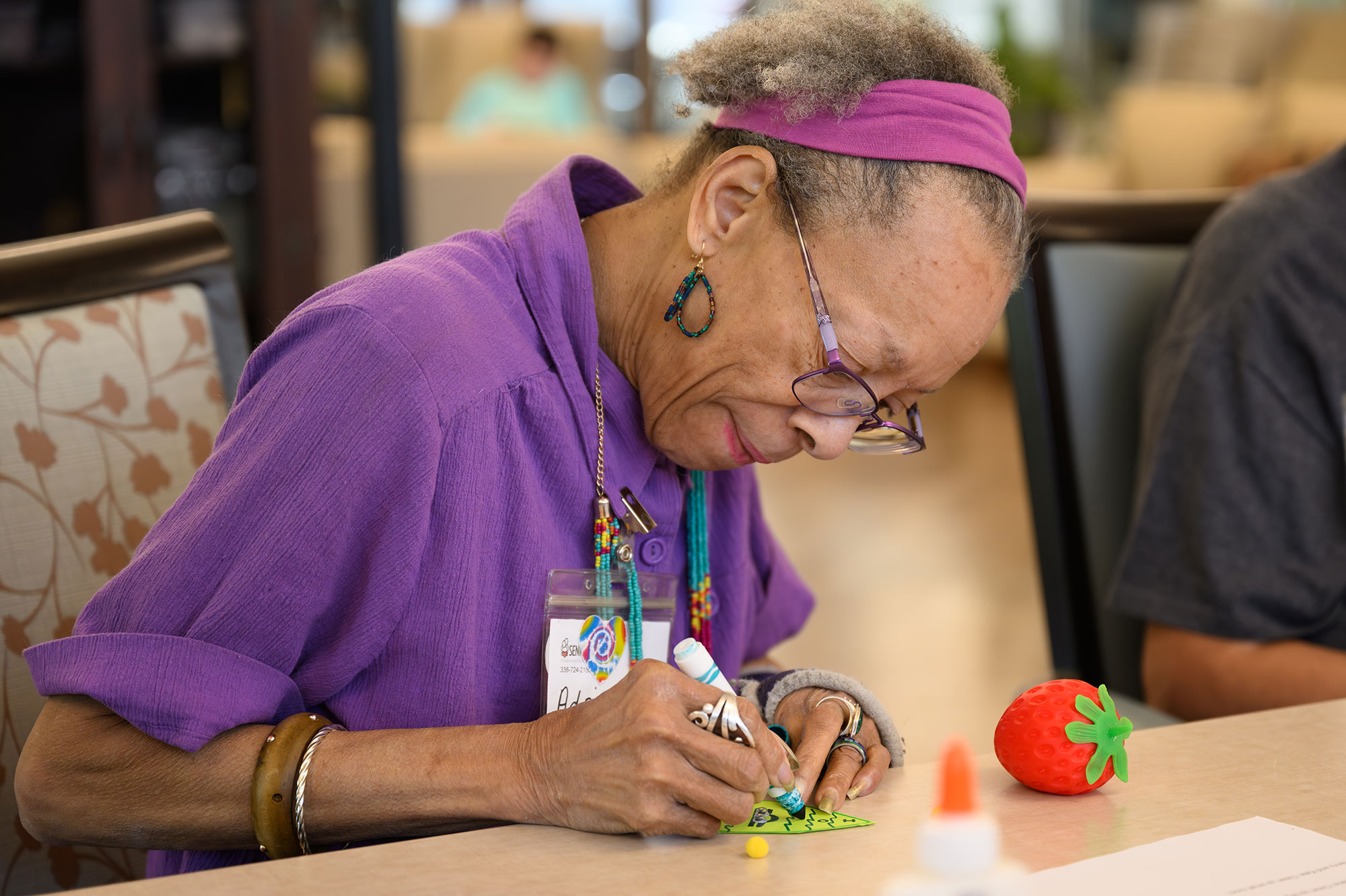 Crafts are just one more way the Wake Forest students connect with Williams Center patrons.