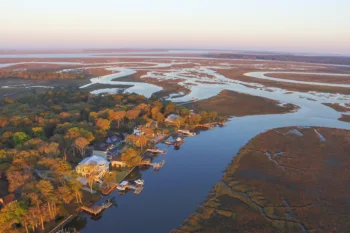 Eroding coastal marshes leak billions of pounds of carbon, new research finds
