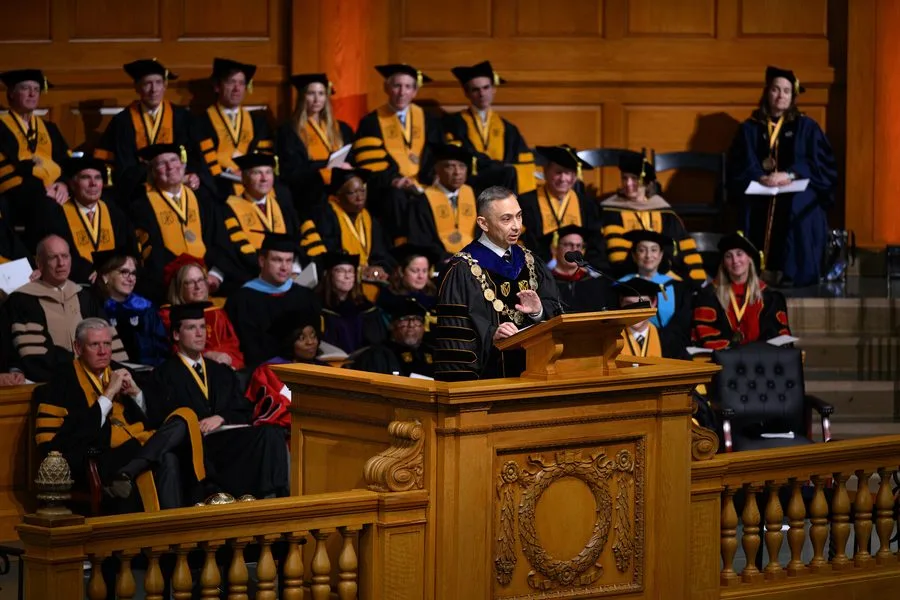 Wake Forest University celebrates the inauguration of the University’s 15th President, Peter Rodriguez, at Wait Chapel on Friday, October 30, 2026
