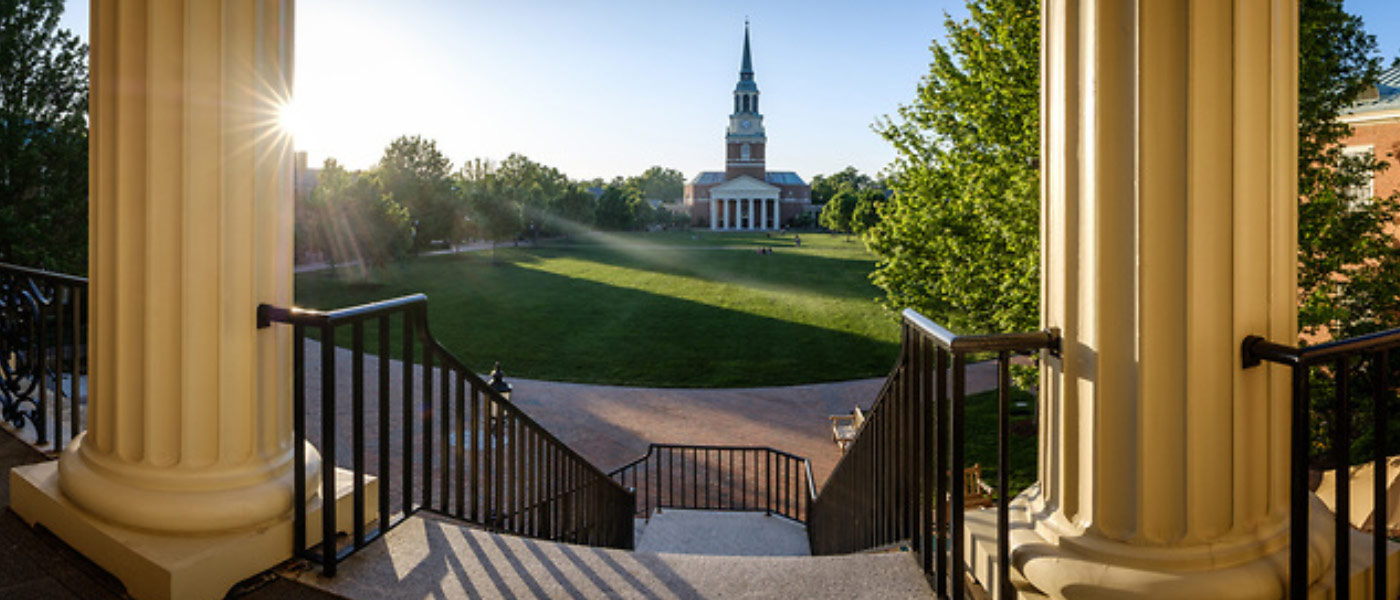 Hearn Plaza with Wait Chapel in the background