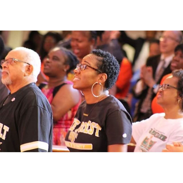 Janiece Williams (MDiv '20) interns at The Bethel Church in Jacksonville, Fl. during the summer of 2018.